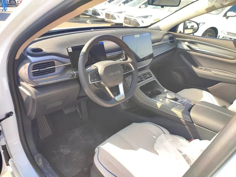 2025 BYD Destroyer 05 4 Cylinders Hybrid Engine White Beige Sedan Automatic