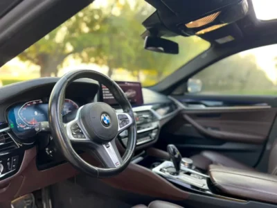 2023 BMW 530i 4 Cylinders Petrol Engine Grey Brown Sedan Korean Specs Pristine Condition