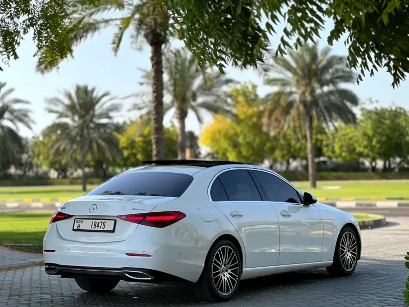 2023 Mercedes-Benz C-Class C300 4Matic 4 Cylinders Petrol Engine White Brown Sedan
