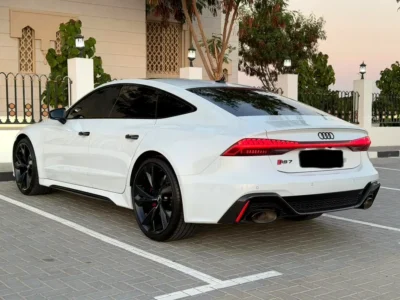 2021 Audi S7/RS7 4.0 TFSI Quattro 8 Cylinders Petrol Engine White Red Sedan Automatic