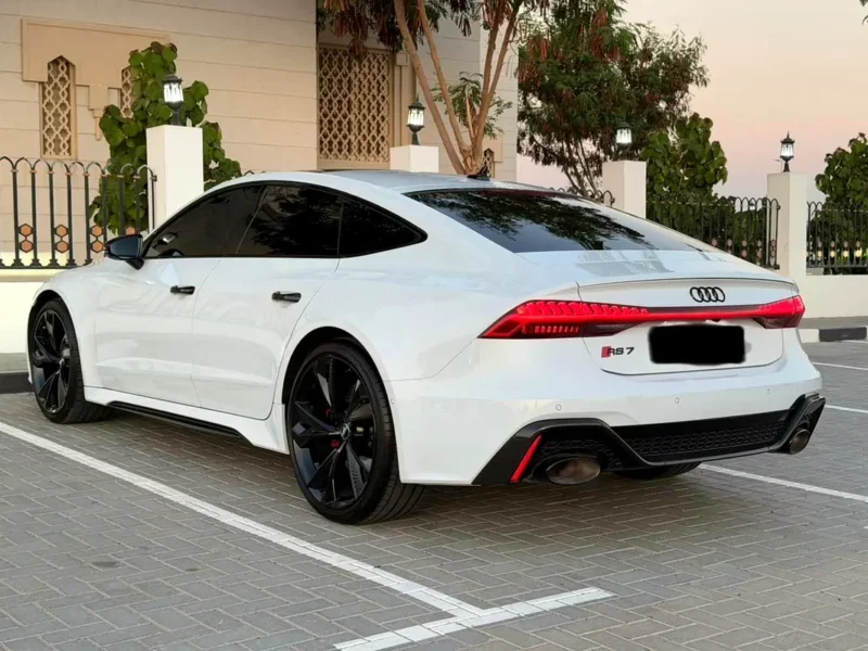 2021 Audi S7/RS7 4.0 TFSI Quattro 8 Cylinders Petrol Engine White Red Sedan Automatic