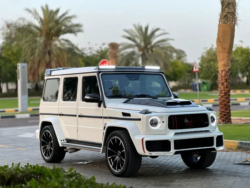 2016 Mercedes-Benz G-Class G 63 AMG 8 Cylinders Petrol Engine White Brown SUV GCC Specs