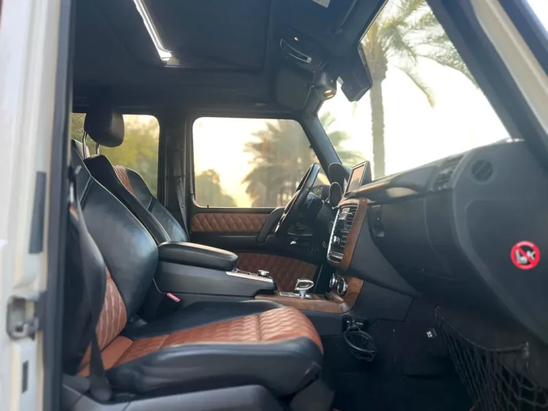 2013 Mercedes-Benz G-Class G 63 AMG 8 Cylinders Petrol Engine White Brown SUV GCC Specs