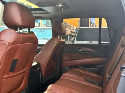 2017 Cadillac Escalade Premium 8 Cylinders Petrol Engine Gold Brown SUV GCC Specs
