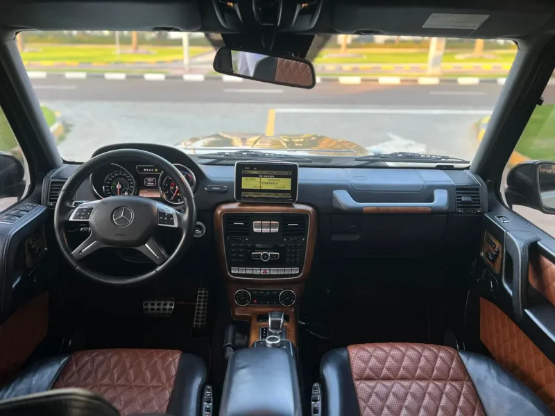 2013 Mercedes-Benz G-Class G 63 AMG 8 Cylinders Petrol Engine White Brown SUV GCC Specs