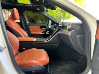 2023 Mercedes-Benz C-Class C300 4Matic 4 Cylinders Petrol Engine White Brown Sedan