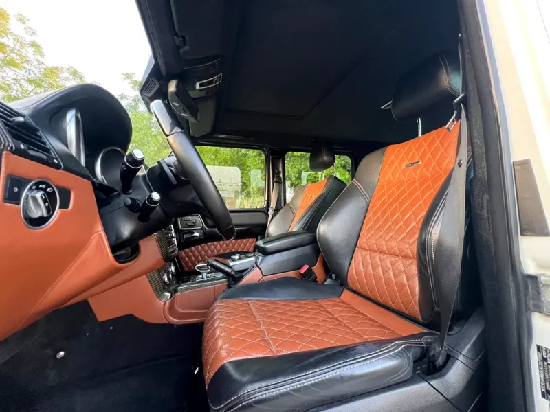 2016 Mercedes-Benz G-Class G 63 AMG 8 Cylinders Petrol Engine White Brown SUV GCC Specs