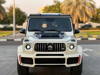 2013 Mercedes-Benz G-Class G 63 AMG 8 Cylinders Petrol Engine White Brown SUV GCC Specs