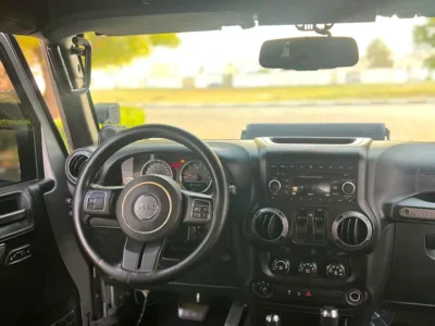 2014 Jeep Wrangler Sport 6 Cylinders Petrol Engine Grey Black SUV GCC Specs