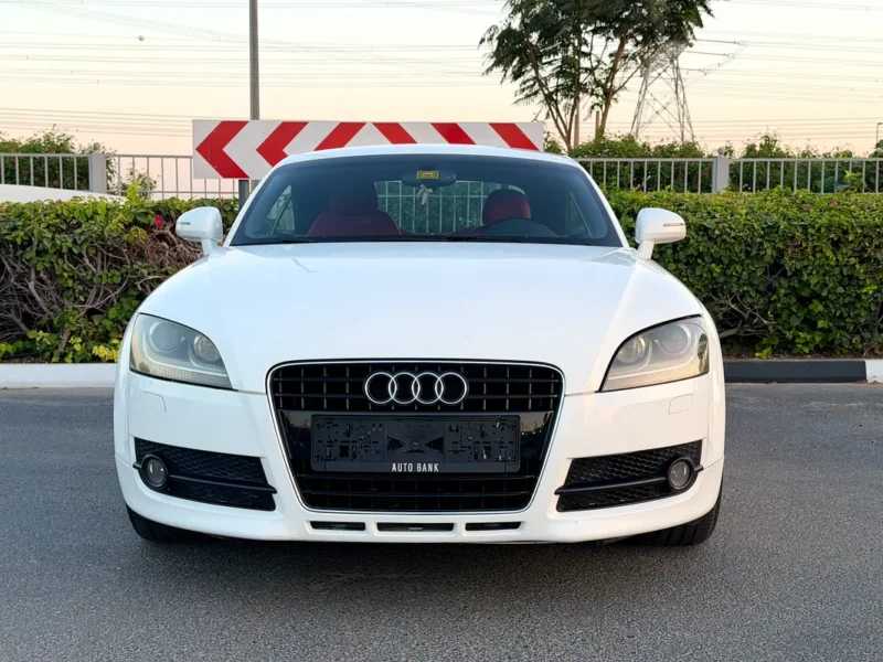 2008 Audi TT 45 TFSI S line Package 4 Cylinders Petrol Engine White Red Coupe GCC Specs