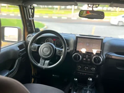 2014 Jeep Wrangler Sport 6 Cylinders Petrol Engine Beige Grey SUV GCC Specs
