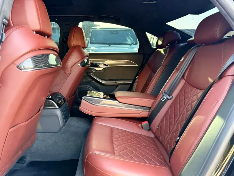 2021 Audi S8 Black Edition 8 Cylinders Petrol Engine Black Red Sedan GCC Specs FULLY LOADED