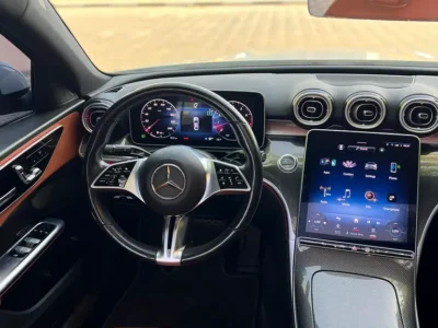 2023 Mercedes-Benz C-Class C300 4Matic 4 Cylinders Petrol Engine White Brown Sedan