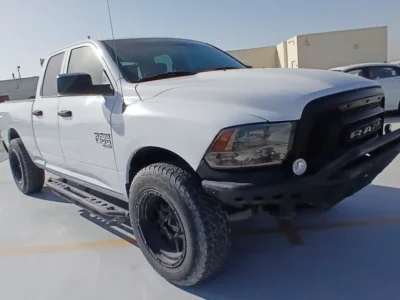2020 Dodge RAM 3.6 Litres 6 Cylinders Petrol Engine White Red Pickup Truck Automatic