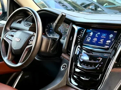 2017 Cadillac Escalade Premium 8 Cylinders Petrol Engine Gold Brown SUV GCC Specs