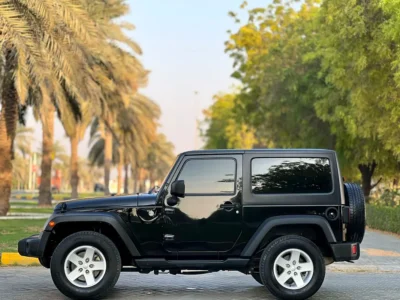 2018 Jeep Wrangler Sahara 6 Cylinders Petrol Engine Black SUV GCC Specs Automatic