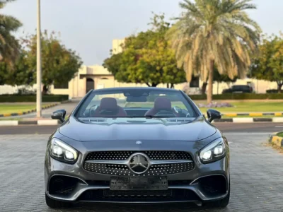 2017 Mercedes-Benz SL-Class SL 400 6 Cylinders Petrol Engine Grey Red Convertible