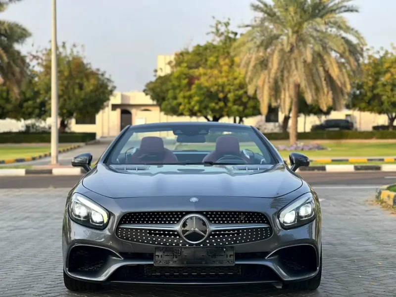 2017 Mercedes-Benz SL-Class SL 400 6 Cylinders Petrol Engine Grey Red Convertible