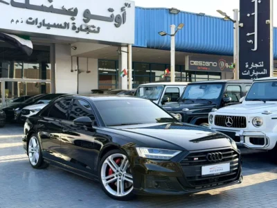 2021 Audi S8 Black Edition 8 Cylinders Petrol Engine Black Red Sedan GCC Specs FULLY LOADED