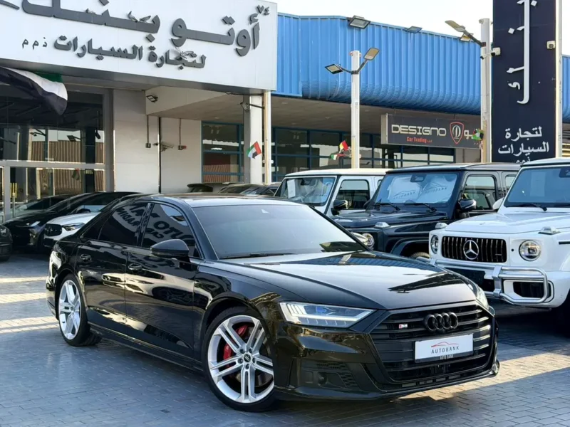 2021 Audi S8 Black Edition 8 Cylinders Petrol Engine Black Red Sedan GCC Specs FULLY LOADED