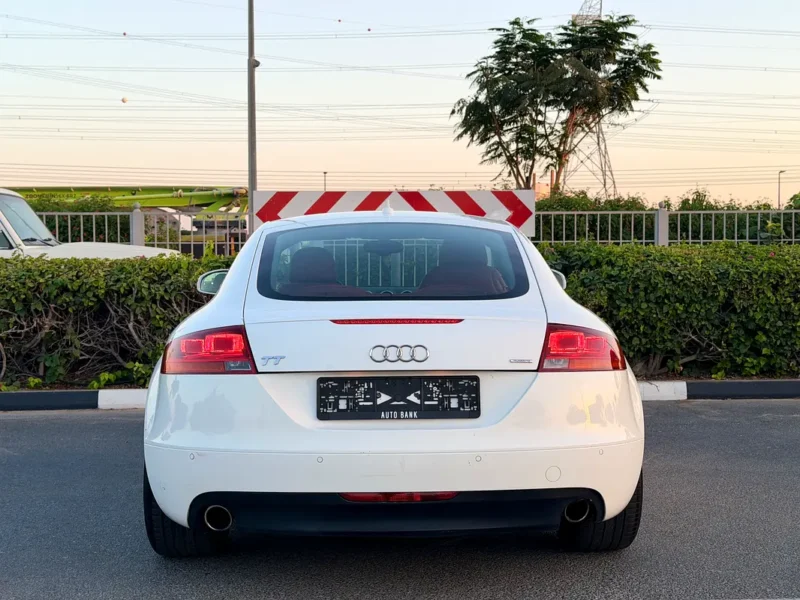 2008 Audi TT 45 TFSI S line Package 4 Cylinders Petrol Engine White Red Coupe GCC Specs