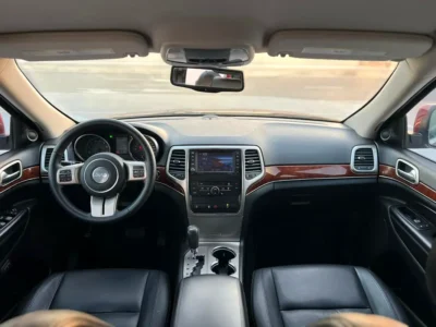 2012 Jeep Grand Cherokee Limited 6 Cylinders Petrol Engine Red Black SUV GCC Specs