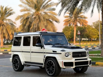 2013 Mercedes-Benz G-Class G 63 AMG 8 Cylinders Petrol Engine White Brown SUV GCC Specs