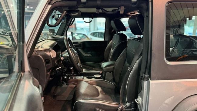 2017 Jeep Wrangler Sport 3.6L 6 Cylinders Petrol Engine AT Grey Black SUV GCC Specs