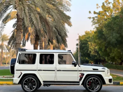 2013 Mercedes-Benz G-Class G 63 AMG 8 Cylinders Petrol Engine White Brown SUV GCC Specs