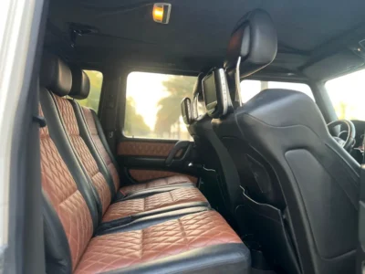 2013 Mercedes-Benz G-Class G 63 AMG 8 Cylinders Petrol Engine White Brown SUV GCC Specs