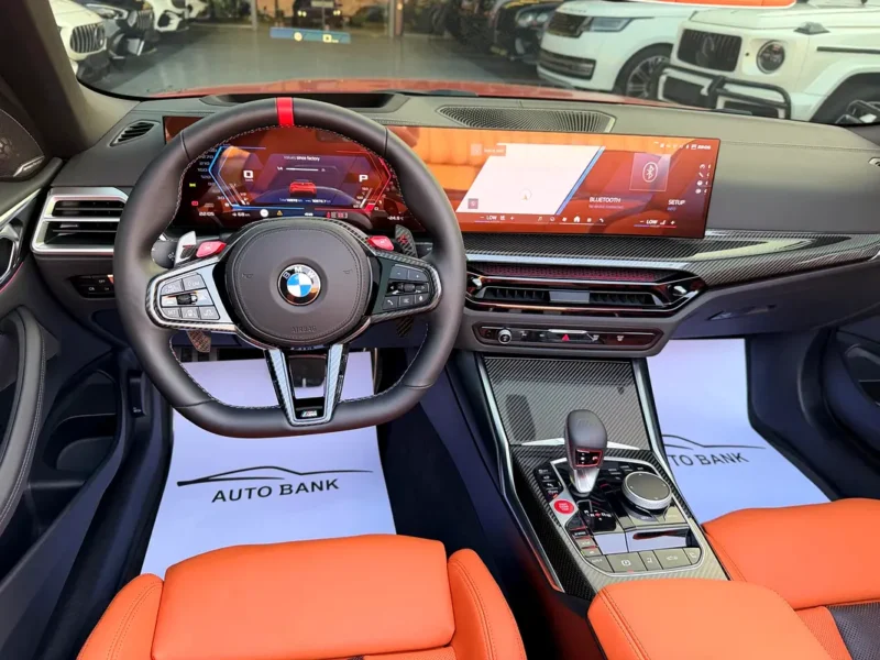 2025 BMW M4 Competition 6 Cylinders Petrol Engine Red Orange Convertible Korean Specs