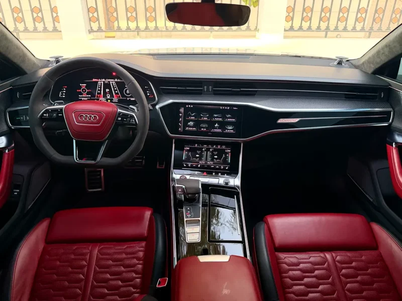 2021 Audi S7/RS7 4.0 TFSI Quattro 8 Cylinders Petrol Engine White Red Sedan Automatic