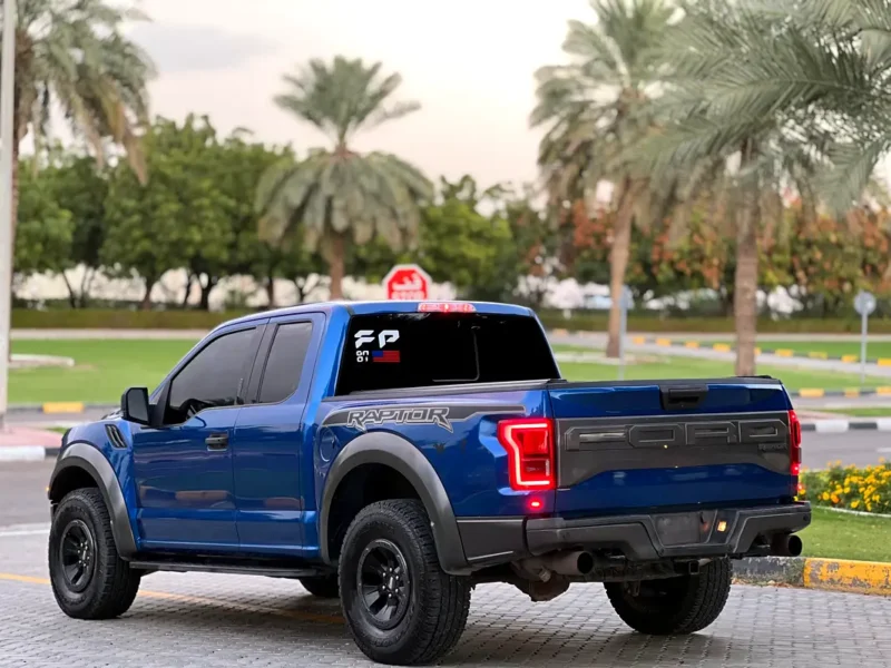 2017 Ford F-150 Raptor 6 Cylinders Petrol Engine Blue Grey Pickup Truck American Specs