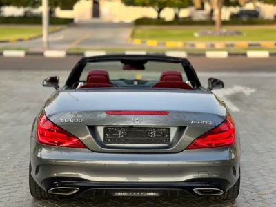2017 Mercedes-Benz SL-Class SL 400 6 Cylinders Petrol Engine Grey Red Convertible
