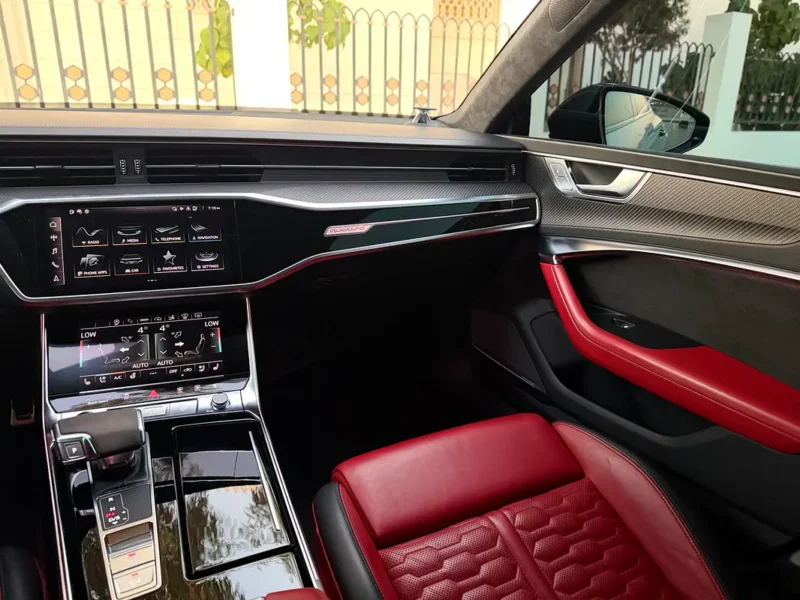2021 Audi S7/RS7 4.0 TFSI Quattro 8 Cylinders Petrol Engine White Red Sedan Automatic