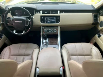 2015 Land Rover Range Rover Sport HSE 6 Cylinders Petrol Engine Black Beige SUV GCC Specs