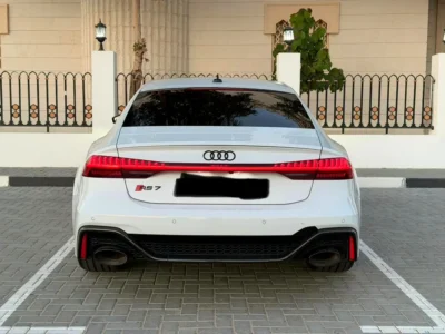 2021 Audi S7/RS7 4.0 TFSI Quattro 8 Cylinders Petrol Engine White Red Sedan Automatic