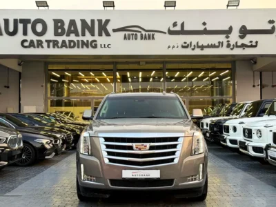 2017 Cadillac Escalade Premium 8 Cylinders Petrol Engine Gold Brown SUV GCC Specs