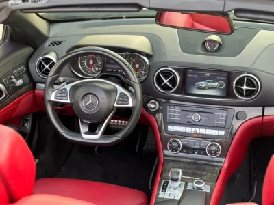 2017 Mercedes-Benz SL-Class SL 400 6 Cylinders Petrol Engine Grey Red Convertible