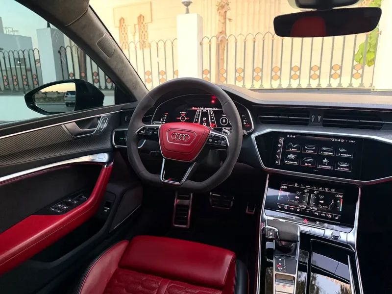 2021 Audi S7/RS7 4.0 TFSI Quattro 8 Cylinders Petrol Engine White Red Sedan Automatic