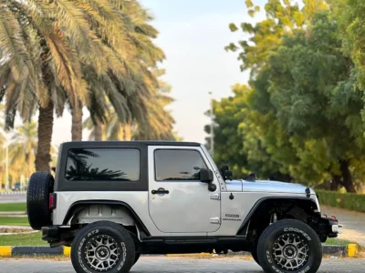 2014 Jeep Wrangler Sport 6 Cylinders Petrol Engine Grey Black SUV GCC Specs