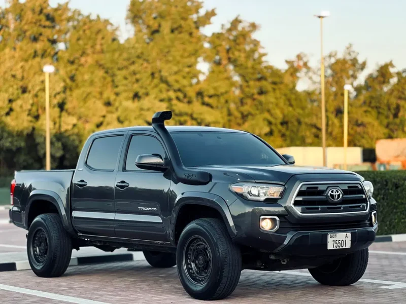 2017 Toyota Tacoma SR5 6 Cylinders Petrol Engine Grey Pickup Truck American Specs