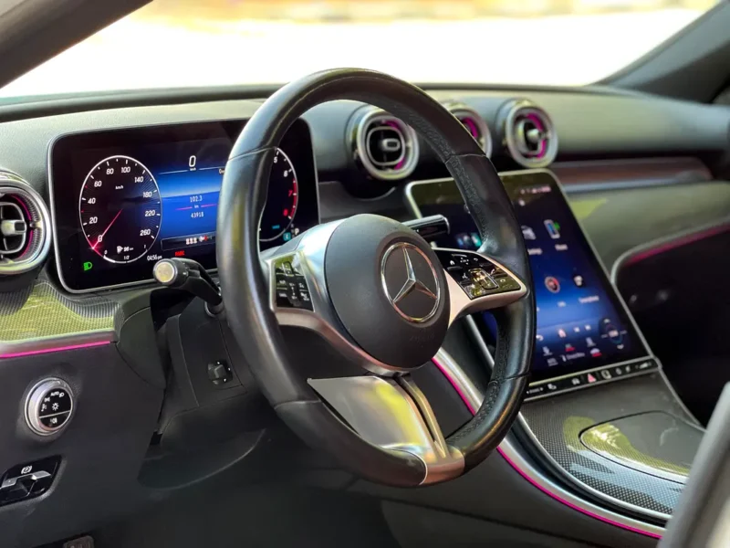 2023 Mercedes-Benz C-Class C300 4Matic 4 Cylinders Petrol Engine White Brown Sedan