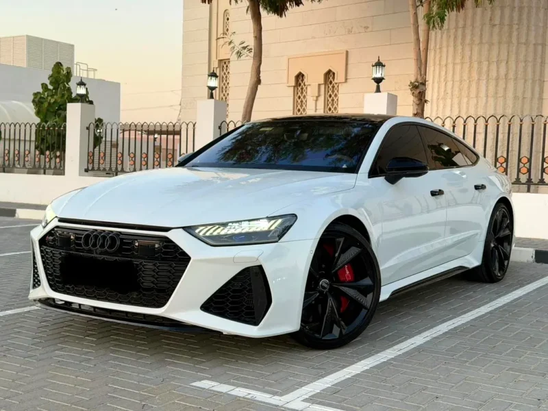 2021 Audi S7/RS7 4.0 TFSI Quattro 8 Cylinders Petrol Engine White Red Sedan Automatic