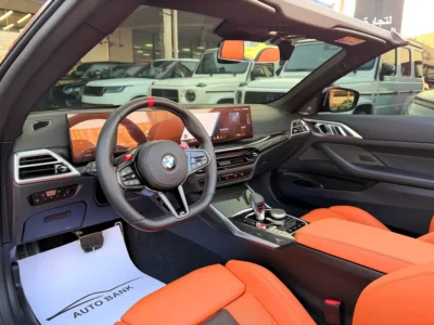 2025 BMW M4 Competition 6 Cylinders Petrol Engine Red Orange Convertible Korean Specs