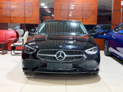 2022 Mercedes-Benz C-Class C300 4 Cylinders Petrol Engine Black Red Sedan Automatic