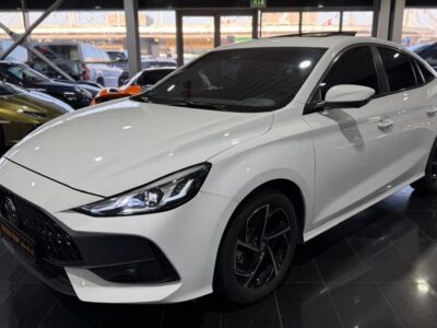 2025 MG GT STD TURBO 1.5 Litres 4 Cylinders Petrol Engine White Black Sedan GCC Specs
