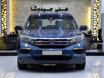 2016 Honda Pilot EX 6 Cylinders Petrol Engine Blue Beige SUV GCC Specs Automatic
