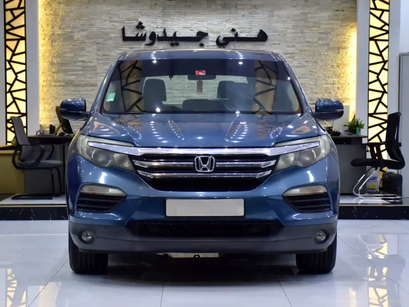 2016 Honda Pilot EX 6 Cylinders Petrol Engine Blue Beige SUV GCC Specs Automatic