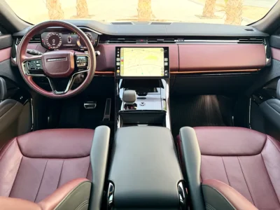 2024 Land Rover Range Rover Sport P400 Dynamic HSE 6 Cylinders Engine Black Maroon SUV